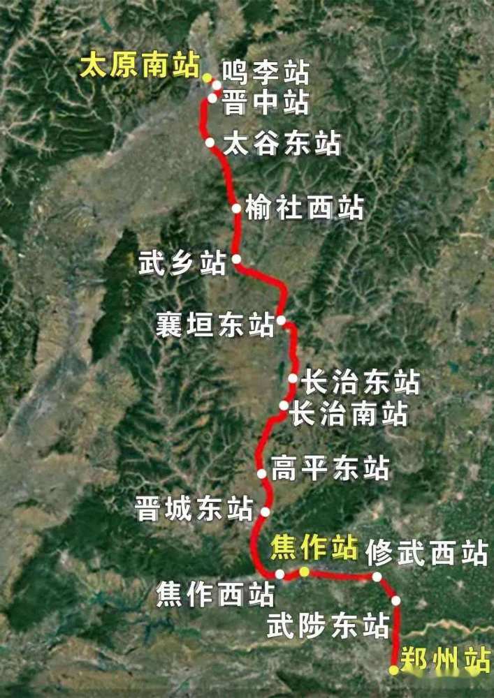 鄭太高高鐵最新線路圖全面解析